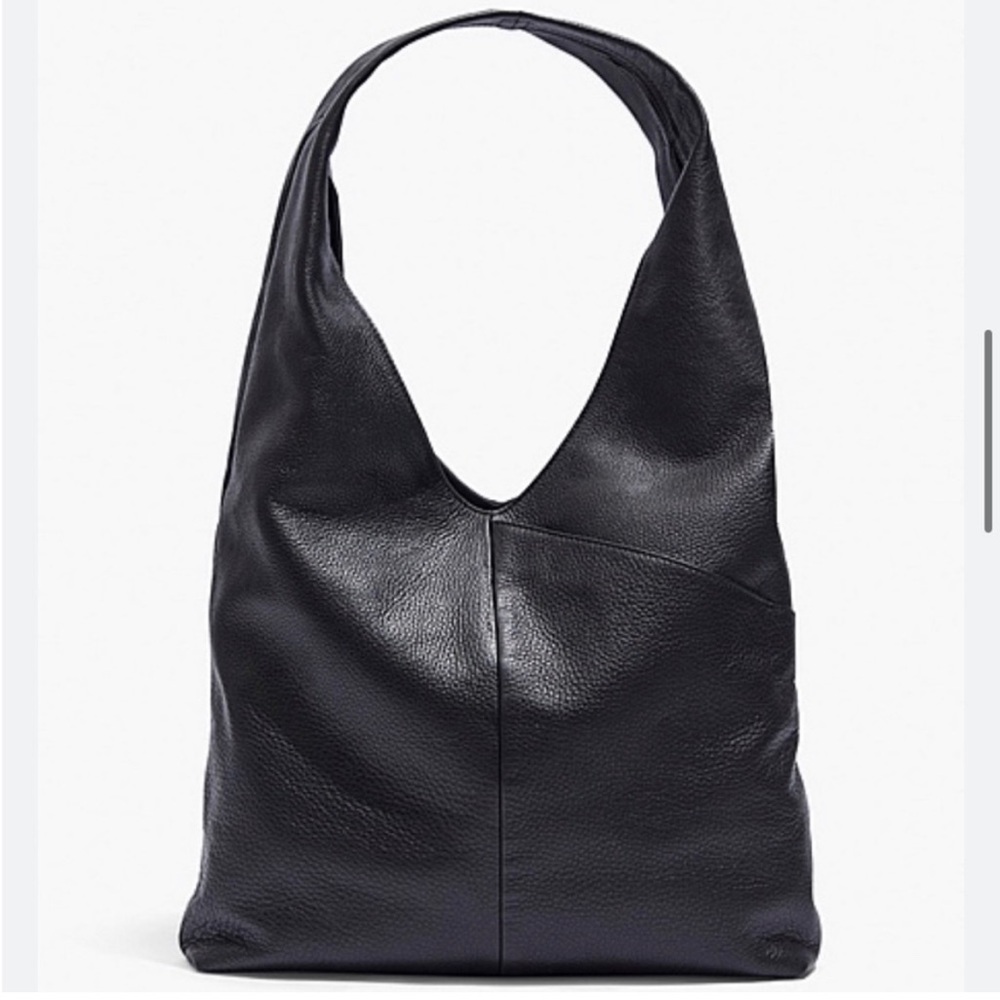 Garnet Hill Italian Leather Shoulder Bag